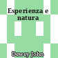 Esperienza e natura