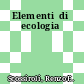 Elementi  di  ecologia